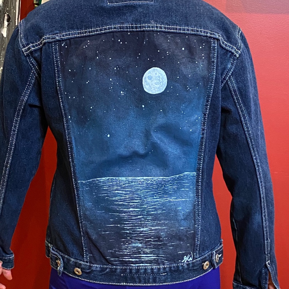 Hand Painted Jean Jacket!